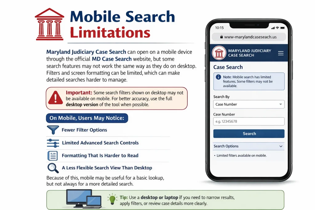 Mobile Search Limitations