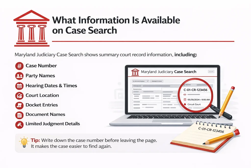 What Information Is Available on Case Search